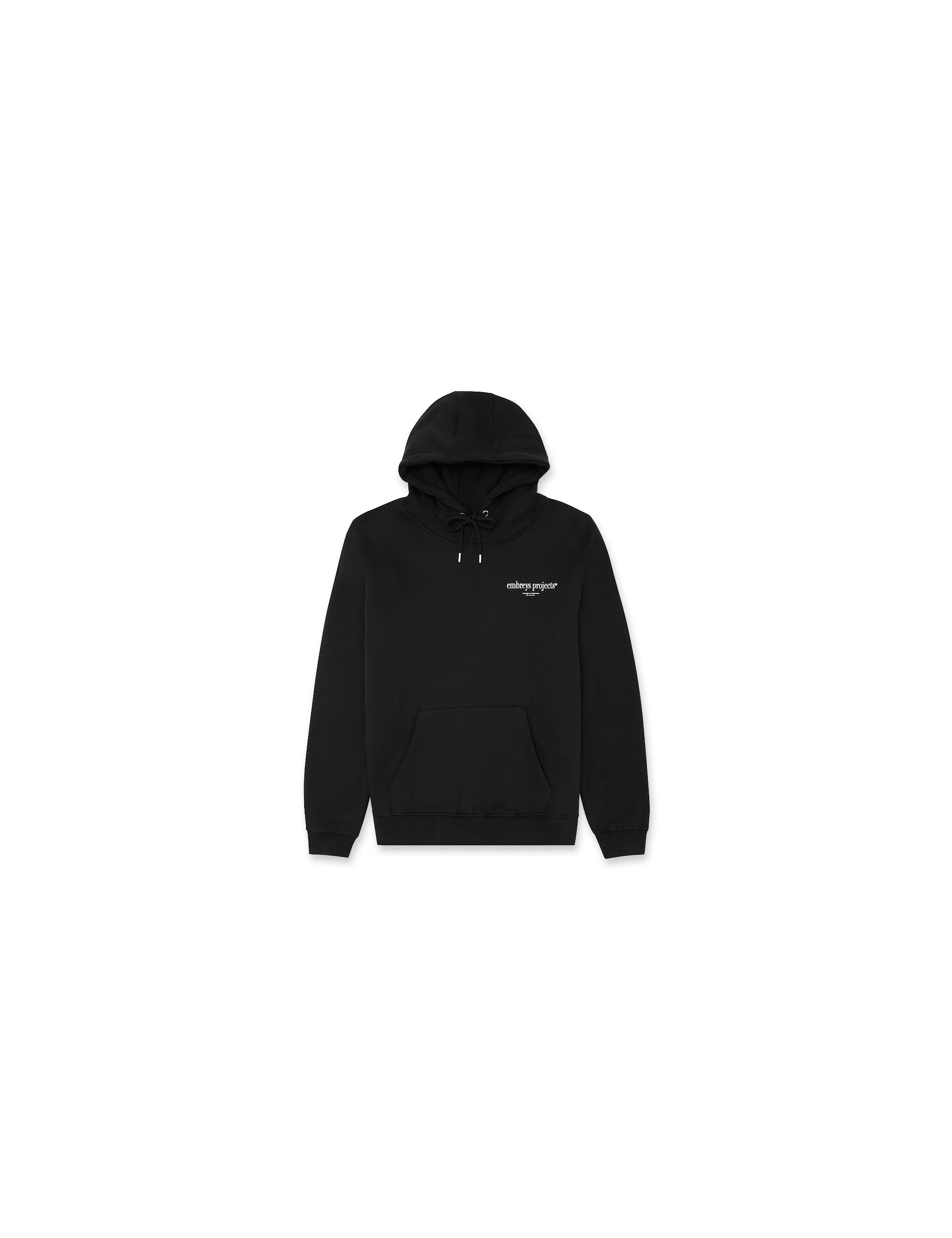 REFLECTION HOODIE - BLACK - Embreys Projects