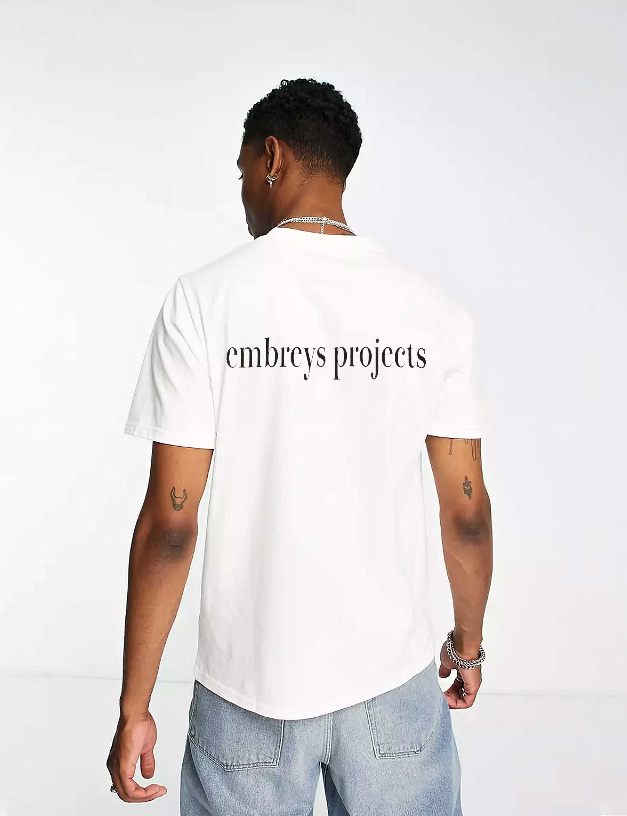 MONO SS TEE - HVID - Embreys Projects